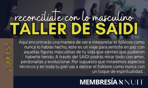TÉCNICAS PARA SAIDI. Reconcíliate con lo masculino.
