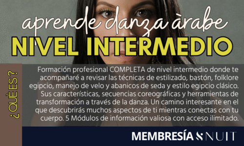 APRENDE DANZA ÁRABE DESDE CERO. NIVEL INTERMEDIO